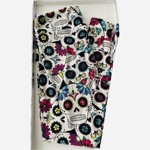 LuLaRoe - Day of the Dead Leggings -TC